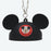 Pre-Order Tokyo Disney Resort Bag Charm Mickey Ear Hat Black