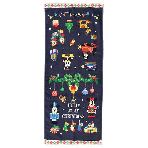 Pre-Order Tokyo Disney Resort 2024 Christmas Face Towel Mickey Minnie