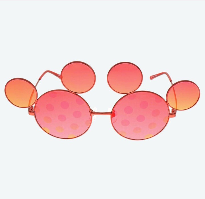 Pre-Order Tokyo Disney Resort 2024 Mickey Shape Sunglasses Red Circle