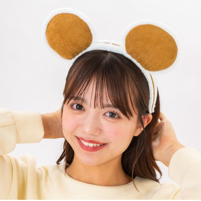 Pre-Order Tokyo Disney Resort 2024 New Headband Ears Mickey White x Brown