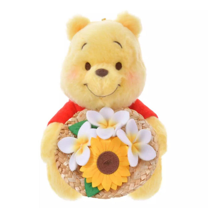 Pre-Order Disney Store JAPAN 2024 Pooh Honey Day Plush Key Chain Straw Hat Pooh