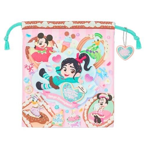 Pre-Order Tokyo Disney Resort 2025 Vanellope KINCHAKU Bag Sugar Rush