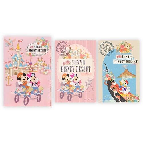 Pre-Order Tokyo Disney Resort 2024 Colorful Flowers All Around Postcard Set