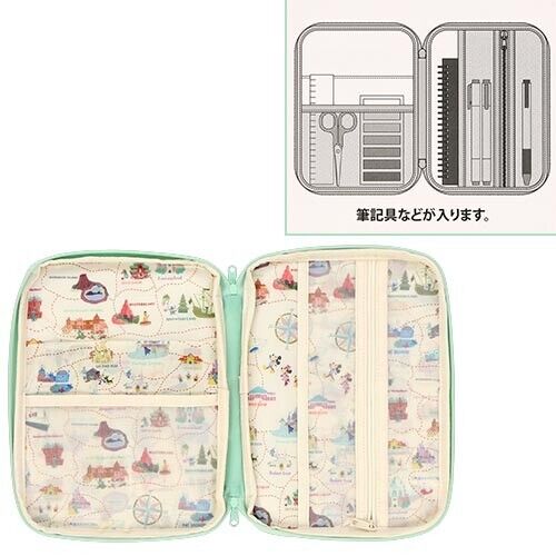 Pre-Order Tokyo Disney Resort 2024 TDL TDS Area Park Map Pen Case TDR