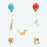 Pre-Order Tokyo Disney Resort TDR Earrings Winnie The Pooh Balloon