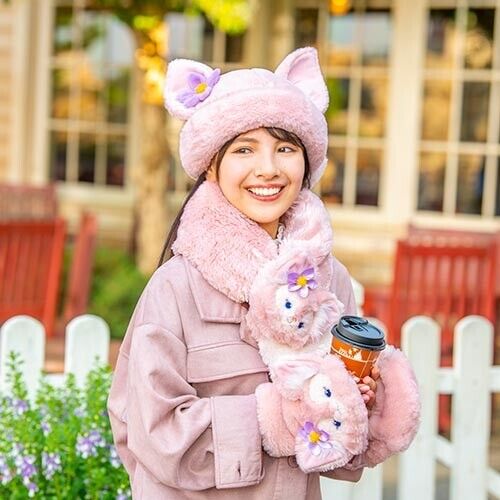 Pre-Order Tokyo Disney Resort 2024 TDS Duffy & Friends Winter Gloves LInaBell