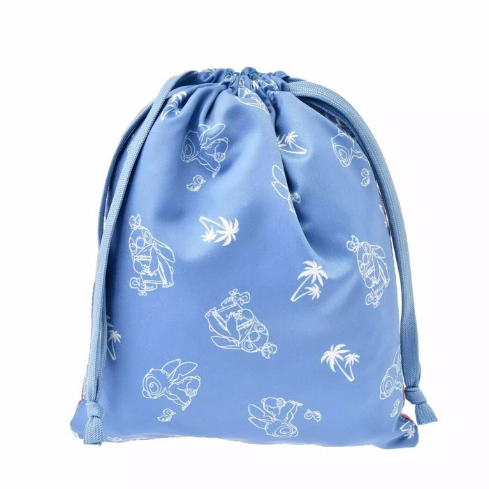 Pre-Order Disney Store JAPAN 2024 Stitch Day with Duck KINCHAKU Bag