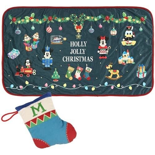 Pre-Order Tokyo Disney Resort 2024 Christmas Blanket with Bag Mickey Minnie