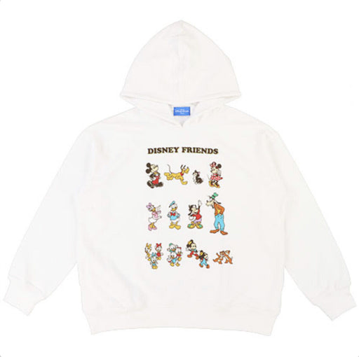 Pre-Order Tokyo Disney Resort 2023 Hoodie Disney Friends White