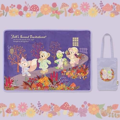 Pre-Order Tokyo Disney SEA 2024 Duffy Fall's Sound Invitations Blanket with Bag