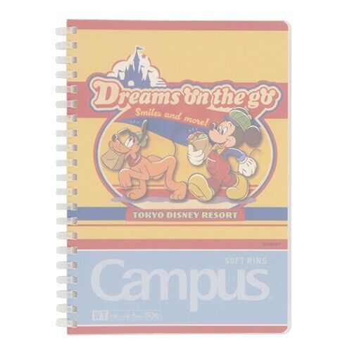 Pre-Order Tokyo Disney Resort 2024 Retro Dreams On The Go Notebook Mickey Pluto