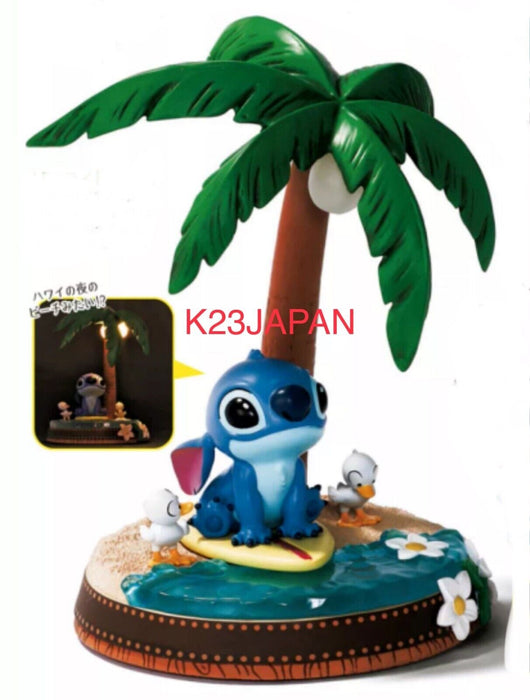 Pre-Order Disney Store JAPAN 2024 Stitch Day LED Light Palm Tree Figure JDS