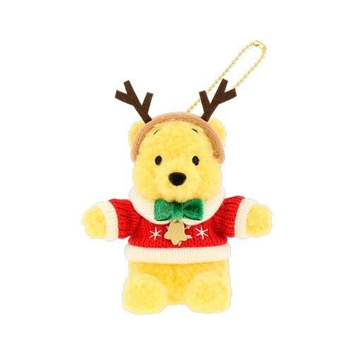 Pre-Order Tokyo Disney Resort 2024 Christmas Plush Badge Reindeer Pooh