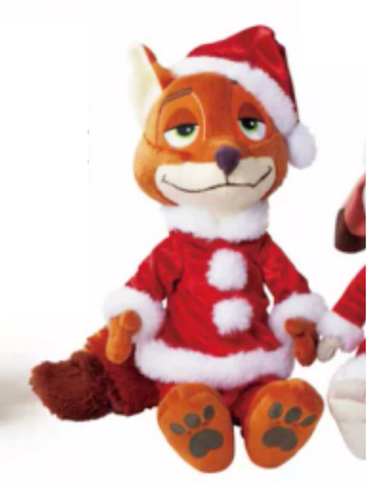 Pre-Order Disney Store JAPAN 2024 Christmas Plush Nick Zootopia