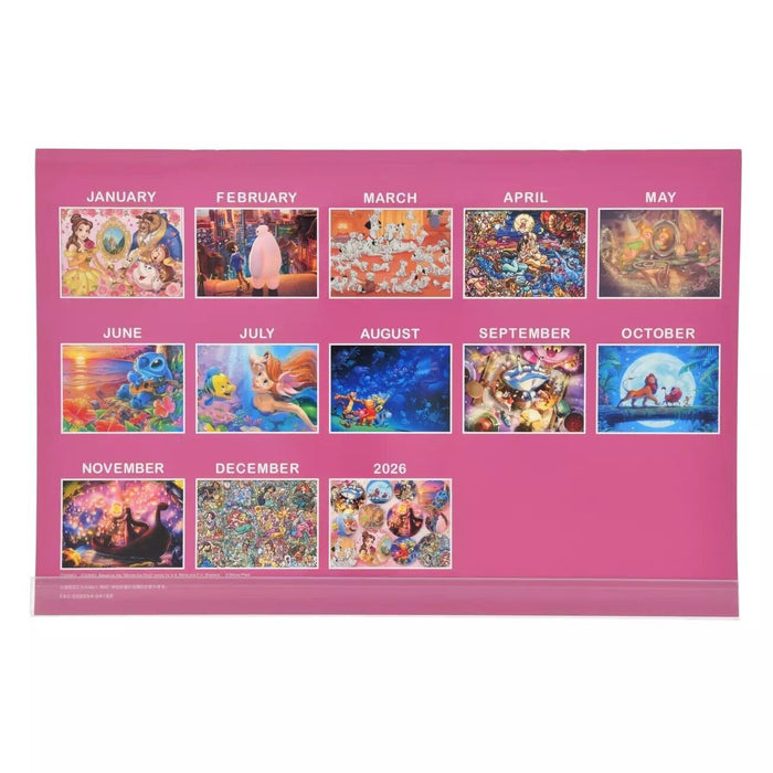 Pre-Order Disney Store JAPAN 2025 Wall Calendar Disney Characters JDS