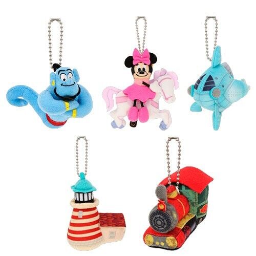 Pre-Order Tokyo Disney Resort 2024 TDL TDS Area Park Map Plush Charm 5 PCS 2nd