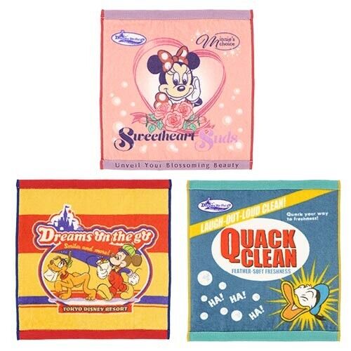 Pre-Order Tokyo Disney Resort 2024 Retro Dreams On The Go Mini Towel Set 3 PCS