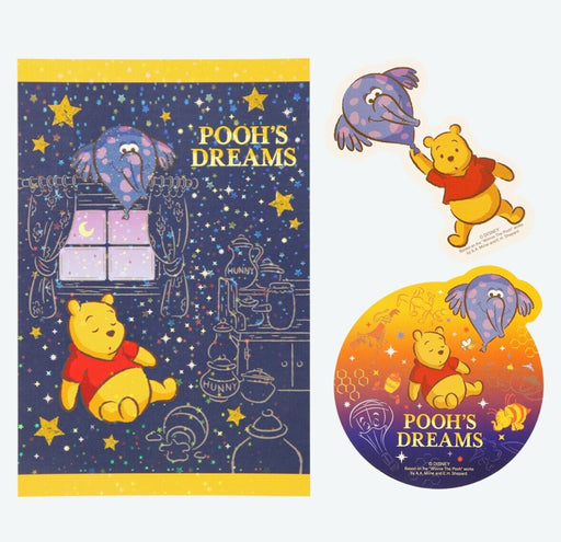 Pre-Order Tokyo Disney Resort 2024 Pooh Dreams Postcard & Sticker Set FREE