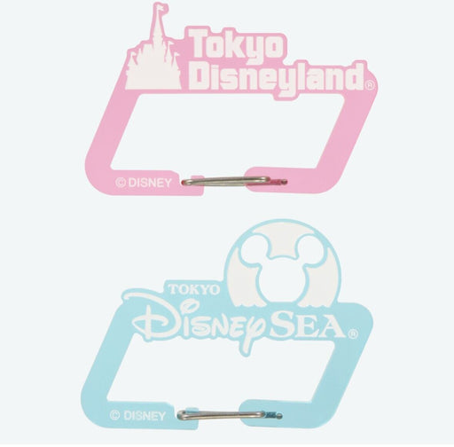 Pre-Order Tokyo Disney Resort TDL TDS Logo Karabiner Set 2 PCS TDR