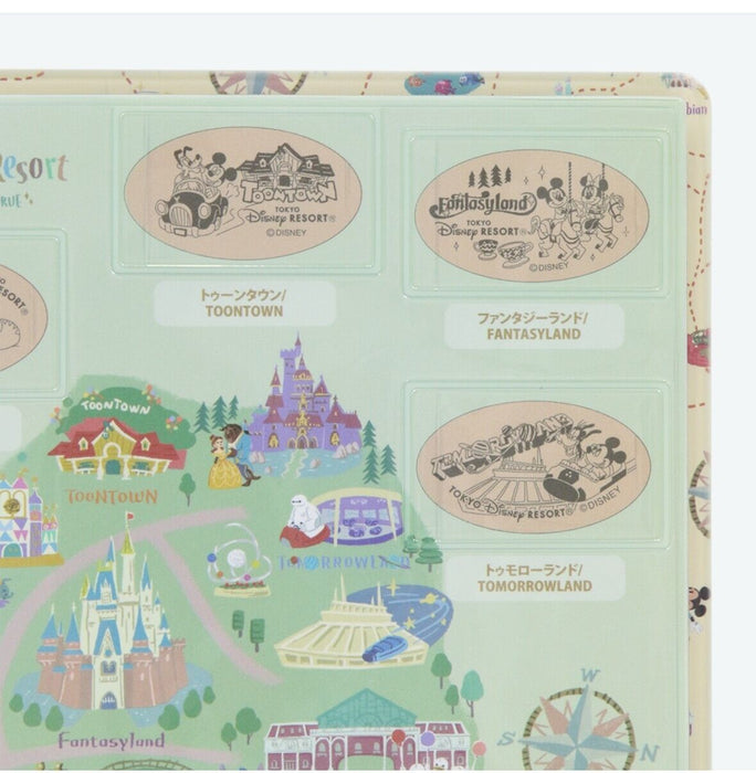 Pre-Order Tokyo Disney Resort Souvenir Elongated Penny Coin Book Park Map