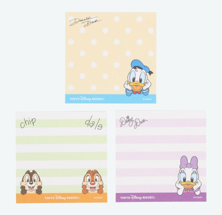 Pre-Order Tokyo Disney Resort Mickey & Friends Sticker Memo 6 PCS Set