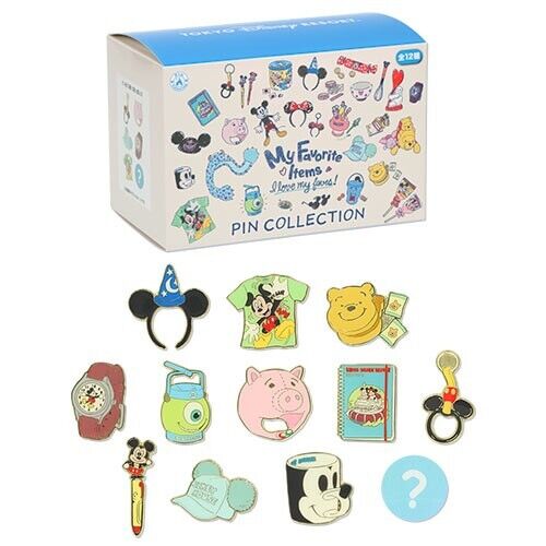 Pre-Order Tokyo Disney Resort Pin 2024 Park Souvenir Series 12 PCS Completed Set