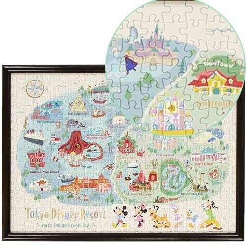 Pre-Order Tokyo Disney Resort 2024 TDL TDS Area Park Map Jigsaw Puzzle TDR