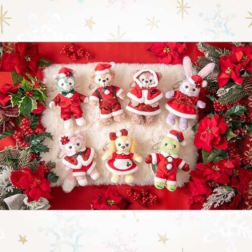 PreOrder Tokyo Disney Resort 2024 Duffy Christmas 2024 Plush Badge 7 PCS Full