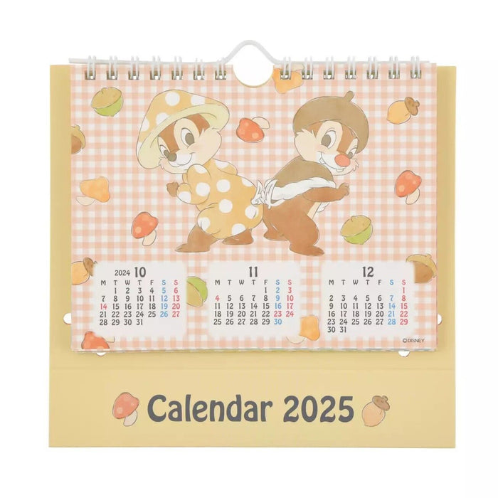 Pre-Order Disney Store JAPAN 2025 Desktop Calendar Chip & Dale JDS