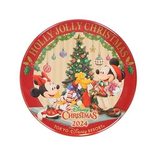 Pre-Order Tokyo Disney Resort Button 2024 Christmas  Mickey Minnie