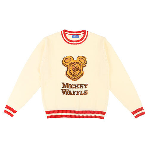 Pre-Order Tokyo Disney Resort 2023 Park Food Motif Sweater Mickey Waffle