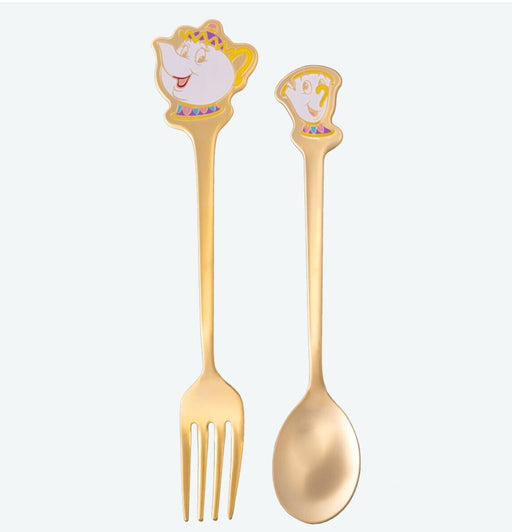 Pre-Order Tokyo Disney Resort Cutlery Spoon Fork Mrs.Potts & Chip Beauty Beast