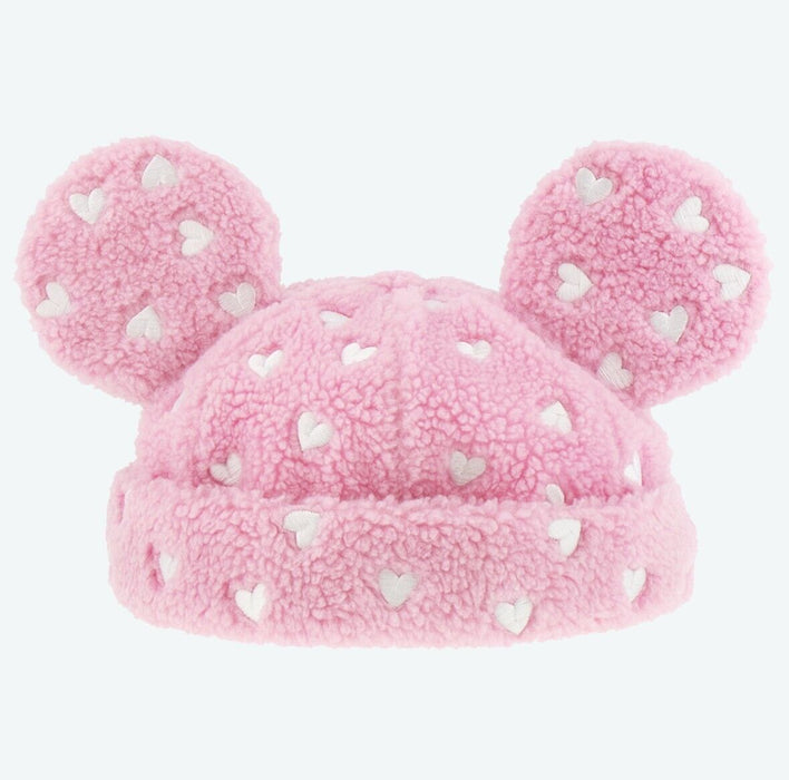 Pre-Order Tokyo Disney Resort TDR Limited Mickey Shape Cap Pink x Heart