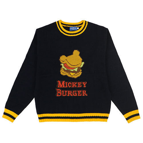 Pre-Order Tokyo Disney Resort 2023 Park Food Motif Sweater Mickey Burger