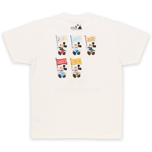 Pre-Order Tokyo Disney Resort 2020-2024 T-Shirts Retro Mickey Flag