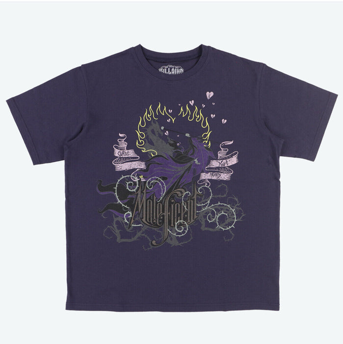 Pre-Order Tokyo Disney Resort T-Shirts Villains Maleficent Big Silhouette