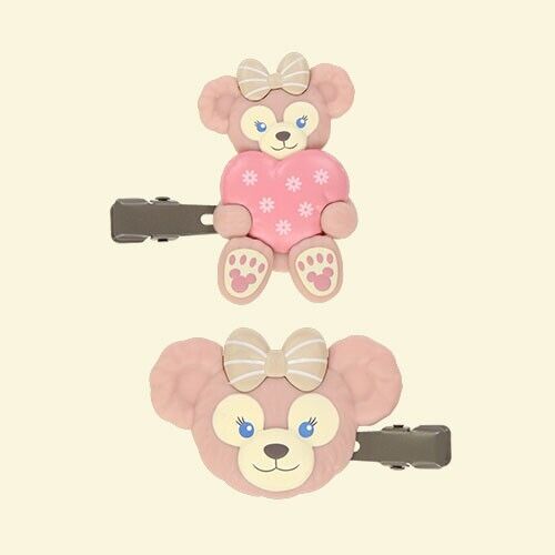 Pre-Order Tokyo Disney Resort 2024 Duffy & Friends Hair Clip ShellieMay 2 PCS