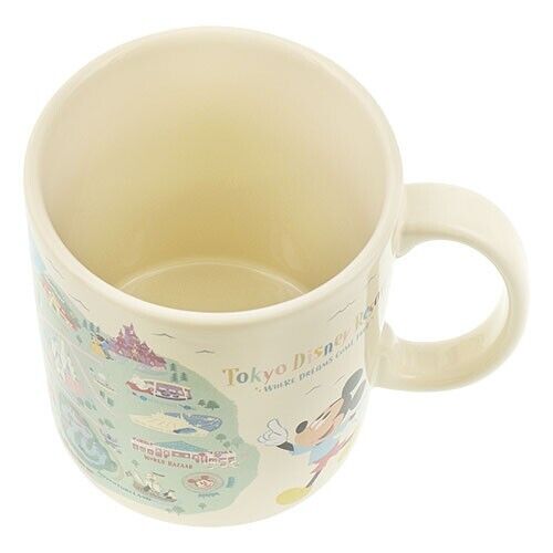 Pre-Order Tokyo Disney Resort 2024 TDL TDS Area Park Map Mug Cup Mickey