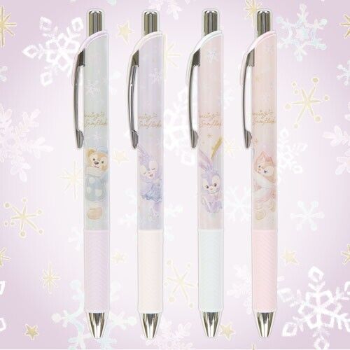 Pre-Order Tokyo Disney SEA 2024 Duffy Dancing Snowflakes Ballpoint Pen Set 4 PCS