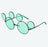 Pre-Order Tokyo Disney Resort 2024 Fashion Sunglasses Mickey Shape Mint Green