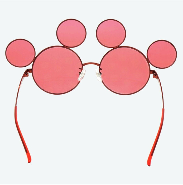 Pre-Order Tokyo Disney Resort 2024 Mickey Shape Sunglasses Red Circle