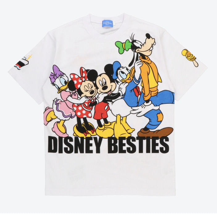 Pre-Order Tokyo Disney Resort T-Shirts Disney Besties Mickey & Friends S-3L