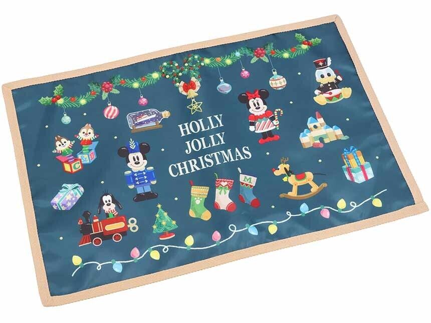 Pre-Order Tokyo Disney Resort 2024 Christmas Souvenir Place Mat Mickey Minnie