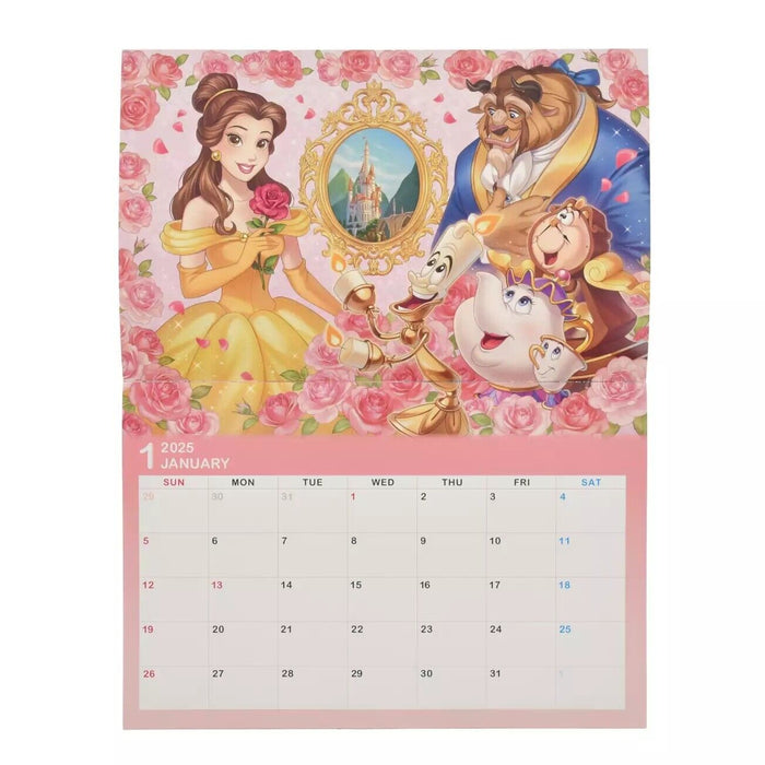 Pre-Order Disney Store JAPAN 2025 Wall Calendar Disney Characters JDS