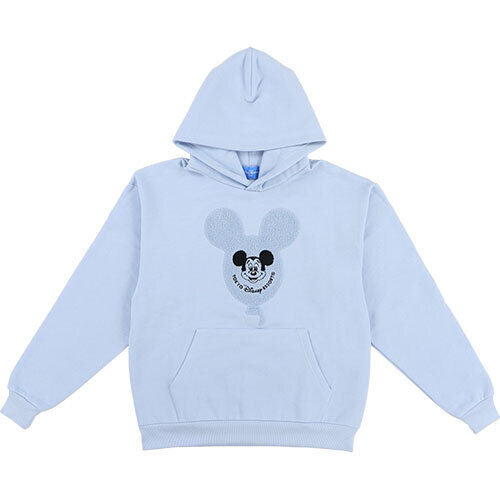 Pre-Order Tokyo Disney Resort 2023 Hoodie Mickey Balloon Sky Blue