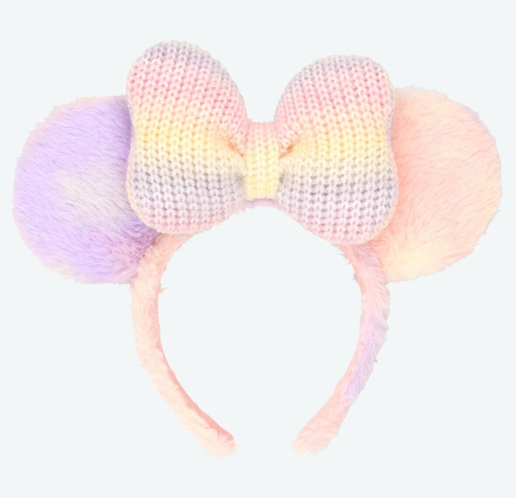 Pre-Order Tokyo Disney Resort 2024 New Headband Ears Minnie Pink Yarn CUTE