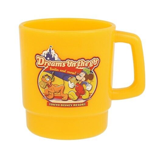 Pre-Order Tokyo Disney Resort 2024 Retro Dreams On The Go Mug Cup Yellow