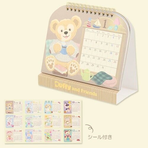 Pre-Order Tokyo Disney SEA 2025 NEW ITEM Duffy Desktop Calendar