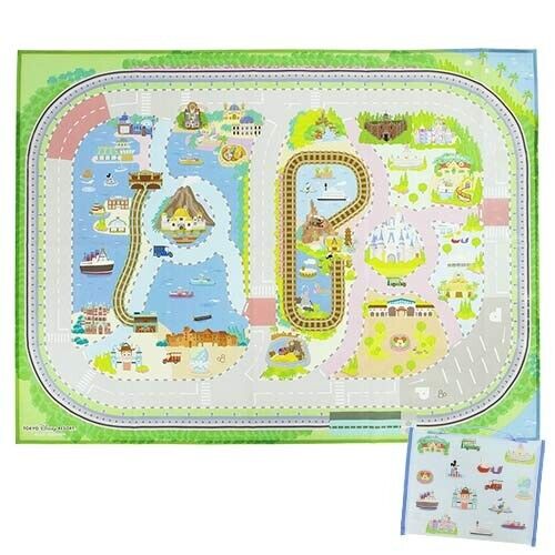 Pre-Order Tokyo Disney Resort 2024 Go with Disney Vehicles Picnic Sheet Map