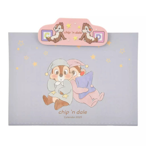 Pre-Order Disney Store JAPAN 2025 Wall Calendar Clip Chip & Dale JDS